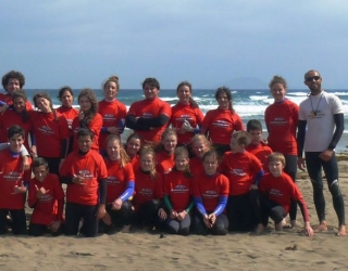 Alumnos y monitores Calima